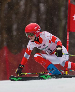 Devynn Martin, Calvert student athlete and competitive skier