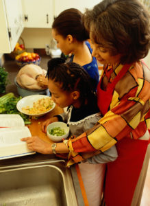 Children are never too young to help out with holiday preparations